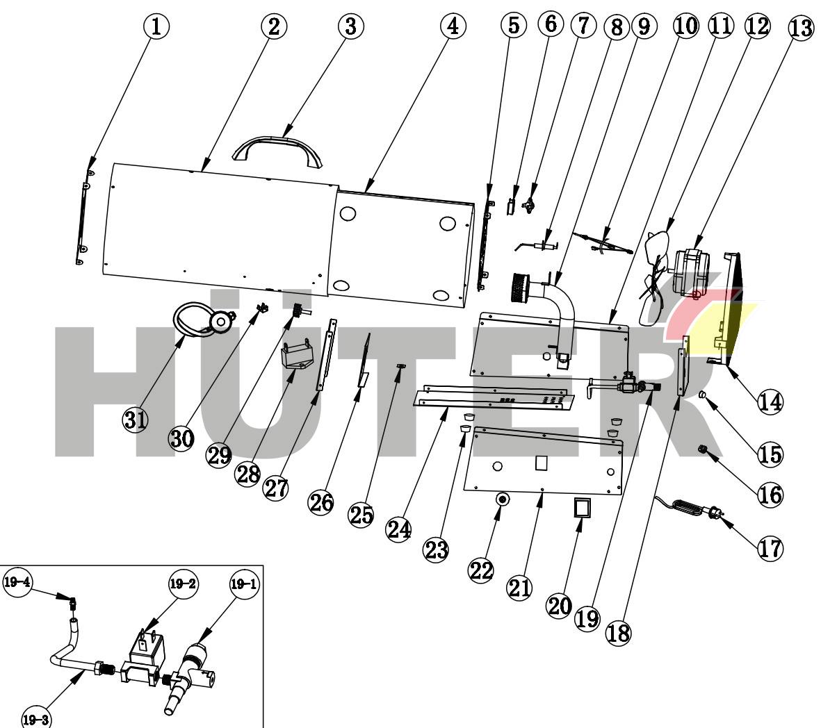 ТГП-50000 Ресанта (с BGV025) BGV 67/1/16