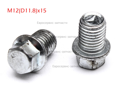 Пробка сливная M12х1,5х15 мм