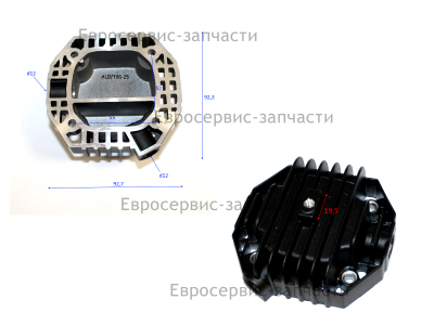 Правая головка блока цилиндров ALD-9L-035 КПБ 200/8М-В