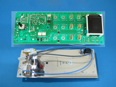 Плата индикации с дисплеем СВЧ