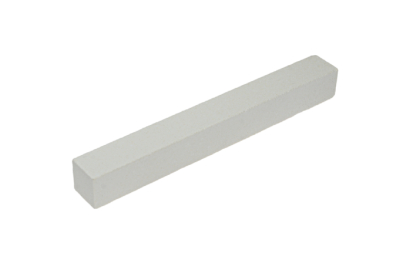 Камень для полировки и чистки коллектора 12х12х100 мм, белый, средний абразив