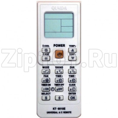 Пульт управления для кондиционера универсальный KT-9018E