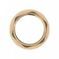 Контргайка Ду-32 RDT, G1 1/4", латунь, с ребордой