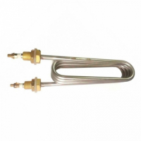 ТЭН 5000W, нерж, М16, L195мм, межосевое расстояние 50мм, ф7, 220V