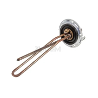 Тэн фланцевый 1500W 65152903-01 для водонагревателя Ariston (медный)
