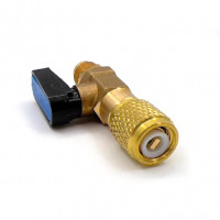 Переходник с краном CBFF-1CBFF-1 (1/4SAE F * 1/4 SAE M)